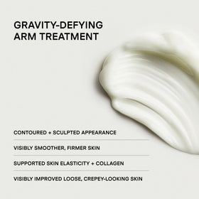 U Beauty SCULPT Arm Compound cream swirl highlights rich texture for smoother skin.