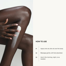 Argan oil in U Beauty The SUPER Body Hydrator nourishes skin.