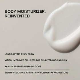 Cream texture of U Beauty The SUPER Body Hydrator for rich moisture.
