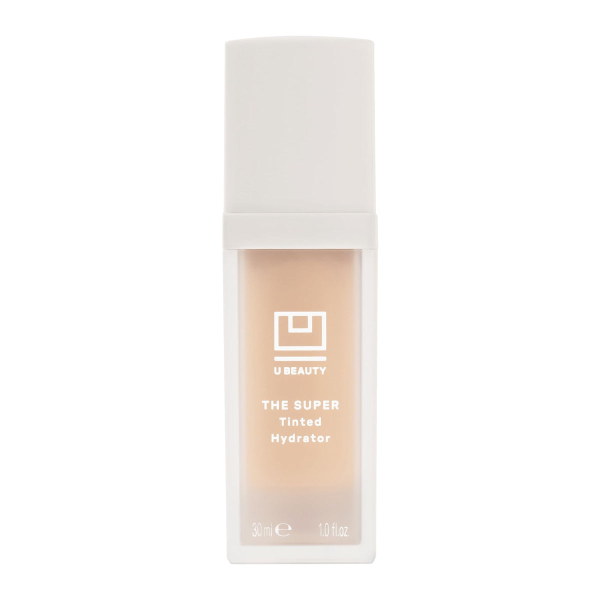 U Beauty The Super Tinted Hydrator bottle pump for easy application and hydration
