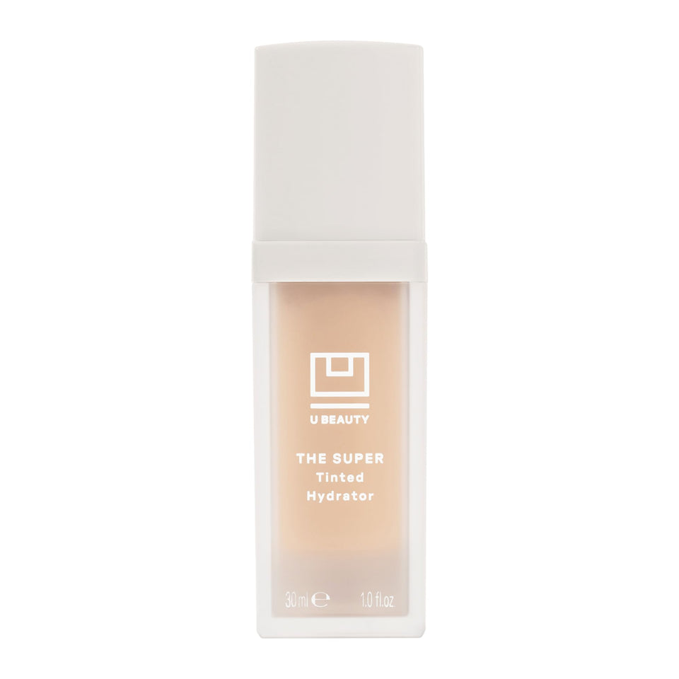 U Beauty The Super Tinted Hydrator bottle pump for easy application and hydration