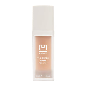U Beauty The Super Tinted Hydrator bottle offers glow-ready hydration for daily use.