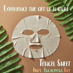 U-NEED cucumber sheet mask featuring calming moisture and cooling comfort