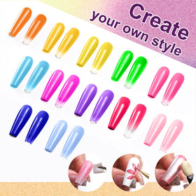 U-Shinein 6-in-1 palette supports multiple nail art styles.