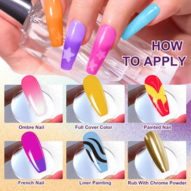 U-Shinein metal grabber tool for precise sponge handling and nail art placement.