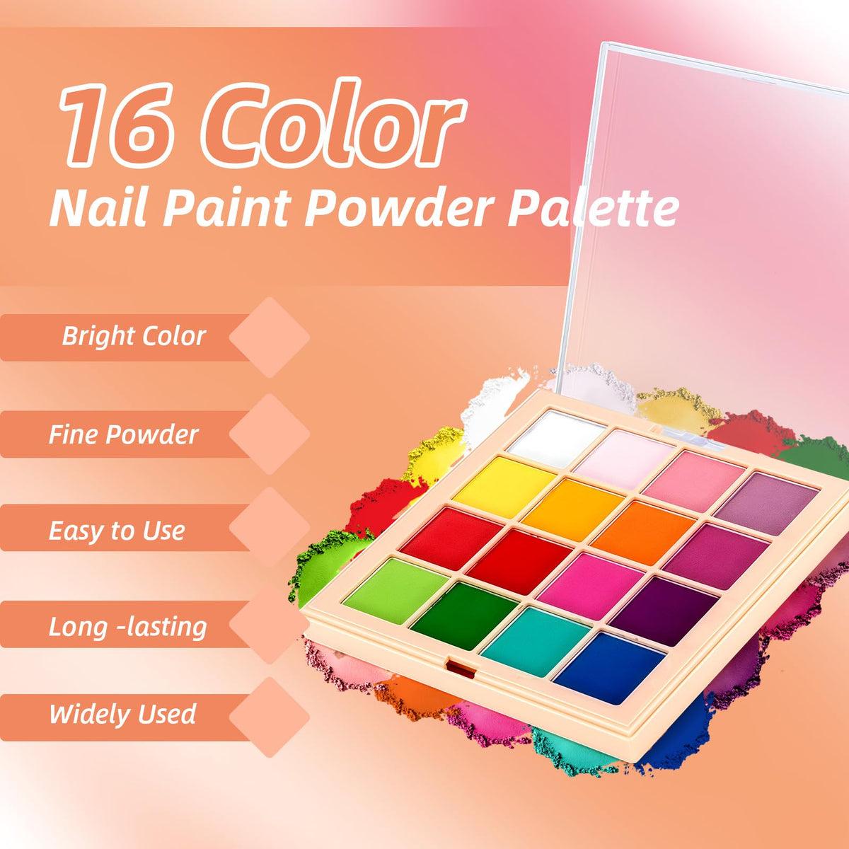 U-Shinein set of 100 premium sponges for smooth pigment application