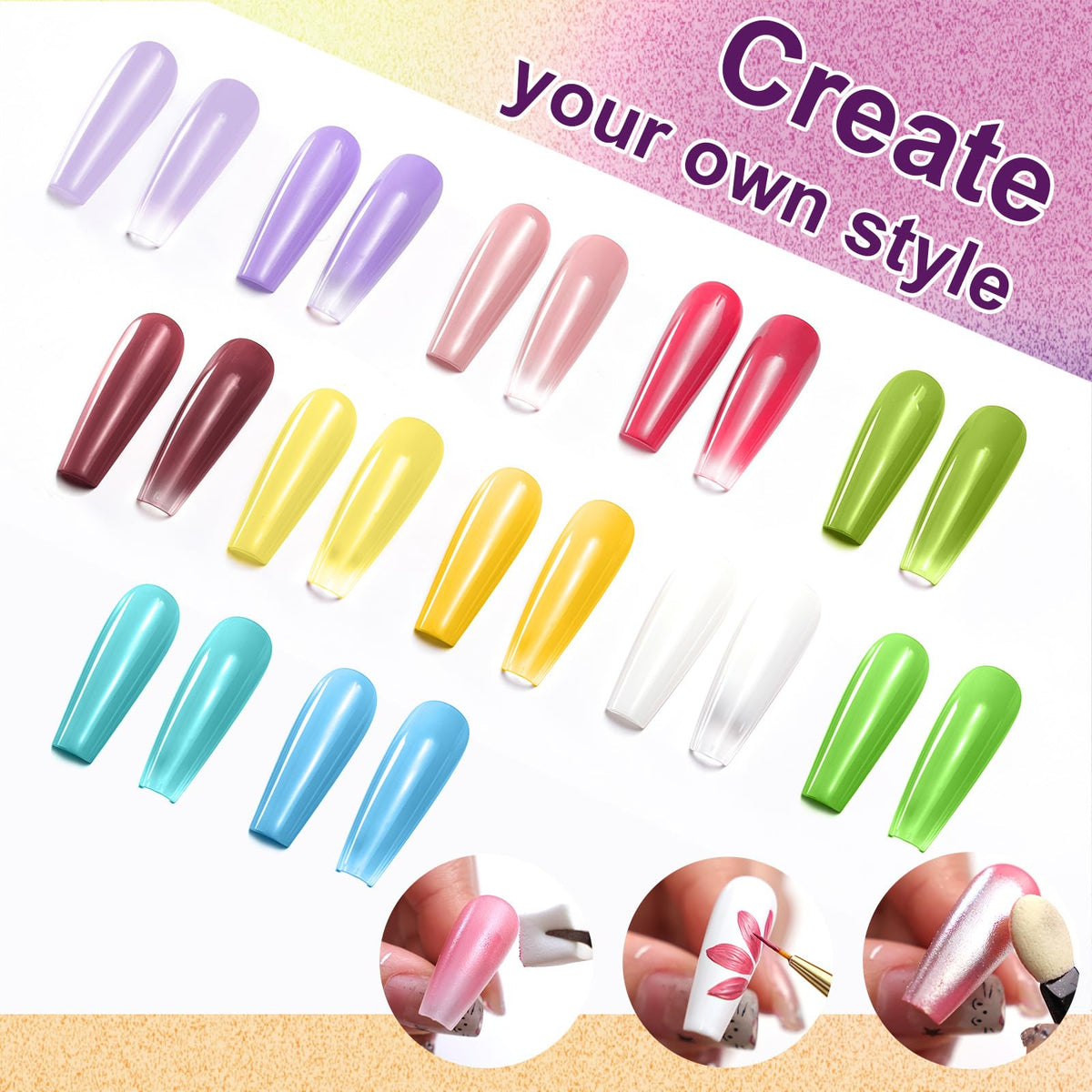 Premium soft-sturdy sponges maintain shape during use.