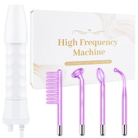 Uaike high frequency wand with mushroom tube for targeted facial treatment