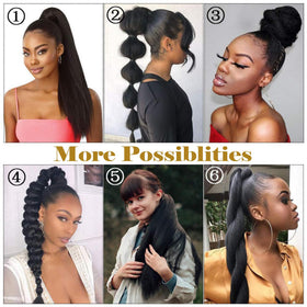 UAmy hair Daily-use ponytail ideal for travel and events.