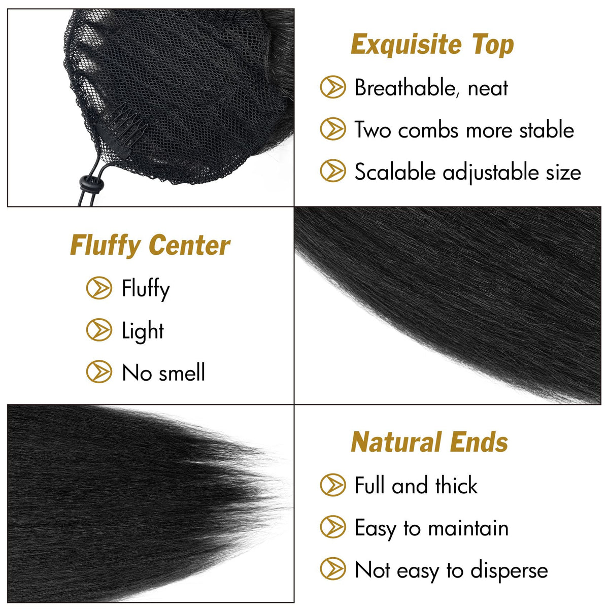 UAmy hair Yaki straight texture ideal for elegant, sleek looks.