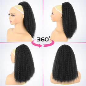 UAmy Hair fuller-volume ponytail closeup showcases added hair for a thicker look.