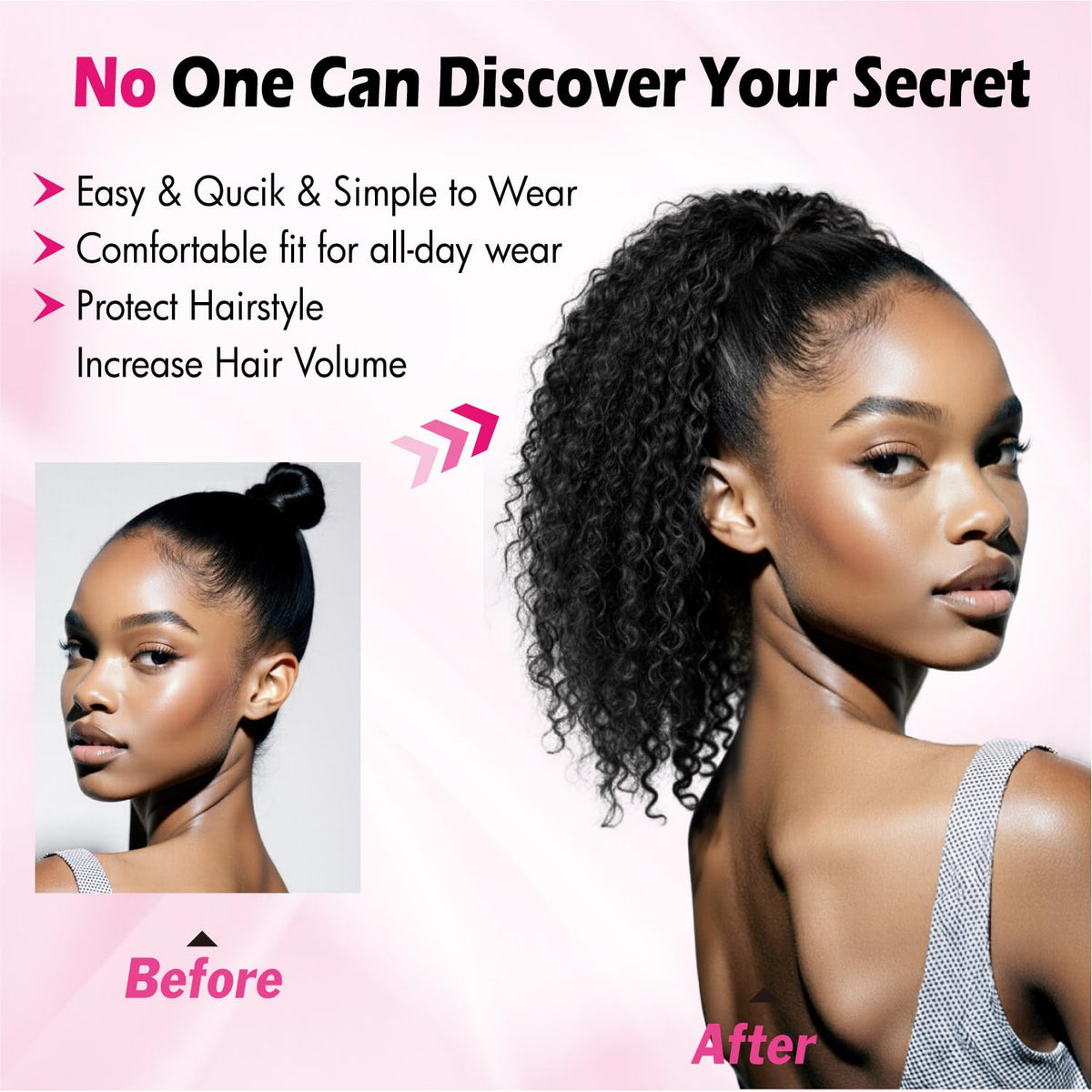 UAmy Hair natural baby hairs edge wrap demonstrates seamless blend with real hair.