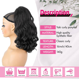 UAmy Hair loose curly ends 18in provide soft, voluminous texture.