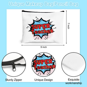 UAREHIBY canvas cosmetic bag style 2, compact travel-friendly storage.