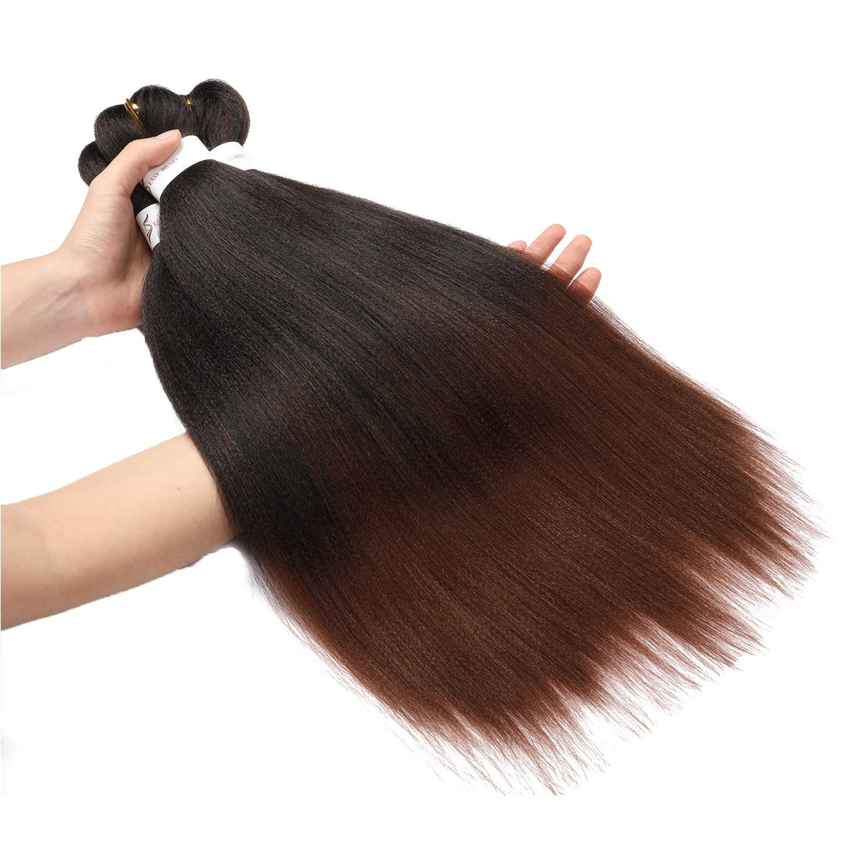 Ubeleco Ombre Braiding Hair 30in realistic yaki texture for blended styles