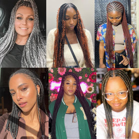 ubeleco 1b900 ombre option — durable, smooth texture for braids