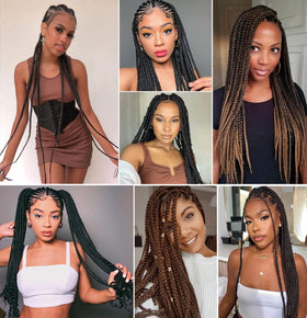 Ubeleco professional synthetic braiding hair stays tangle-free and long-lasting.