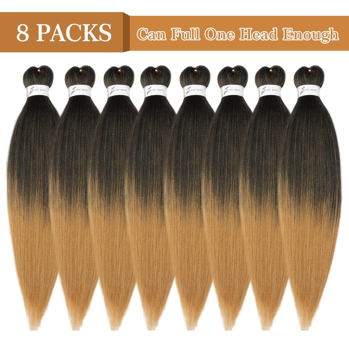 Ubeleco easy install braiding hair suitable for crochet and twists