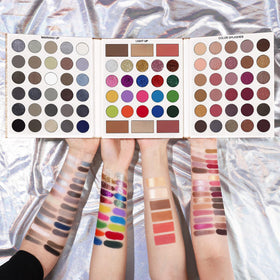 UCANBE 15-brush set with complete tools for eyes, brows, lashes, and lips application.