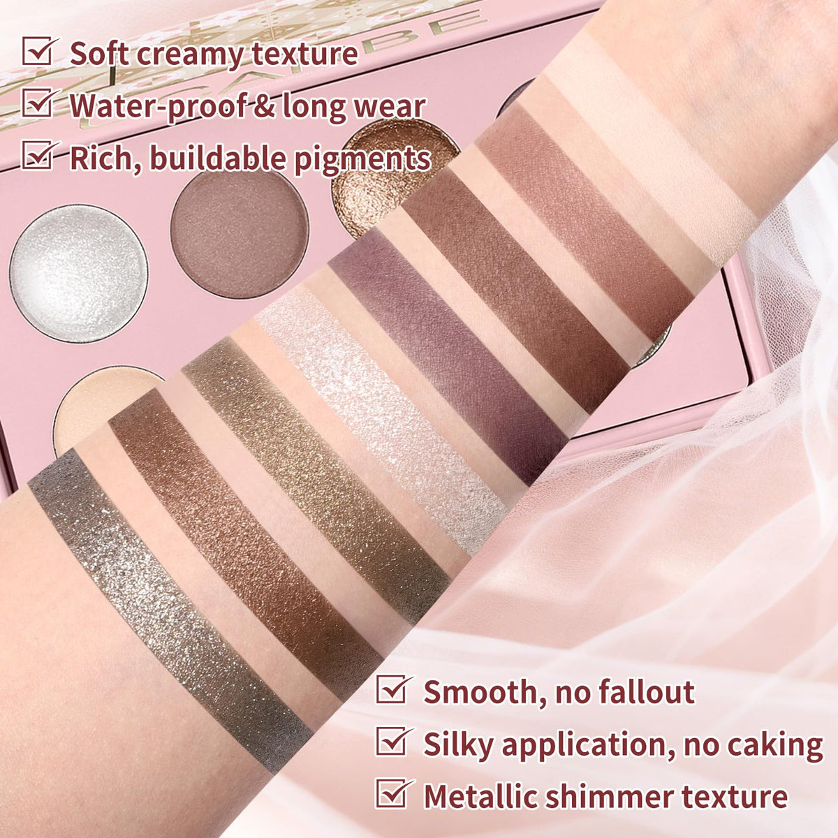 UCANBE compact palette travel design for on-the-go touch-ups