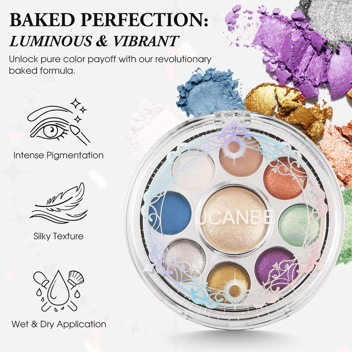 UCANBE Blendable Metallic Shimmer offers buildable shine for soft or dramatic finishes