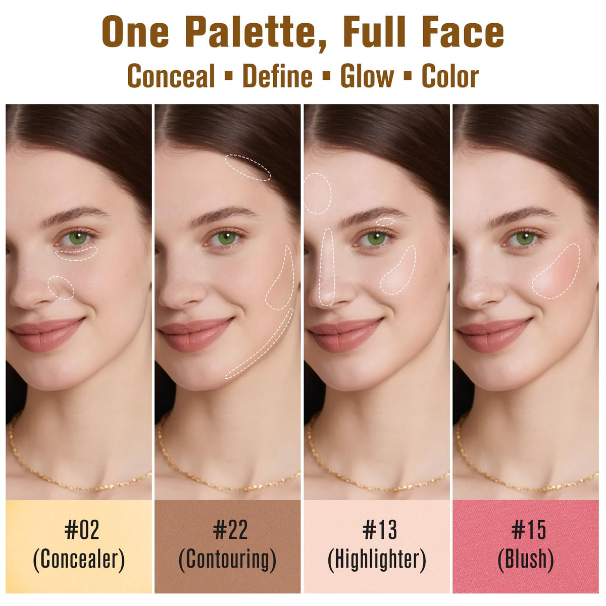 UCANBE blush shades for healthy color and rosy cheeks