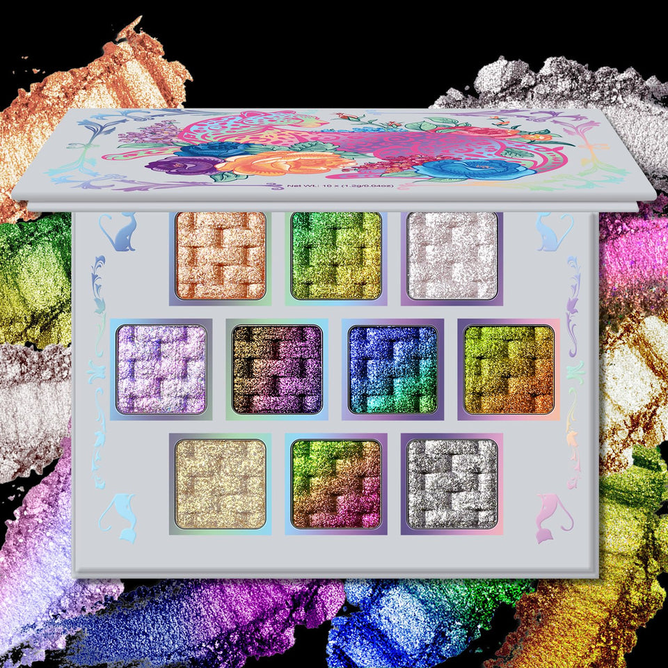 UCANBE Chameleon Palette embossed pan design adds luxury and versatility to premium looks.