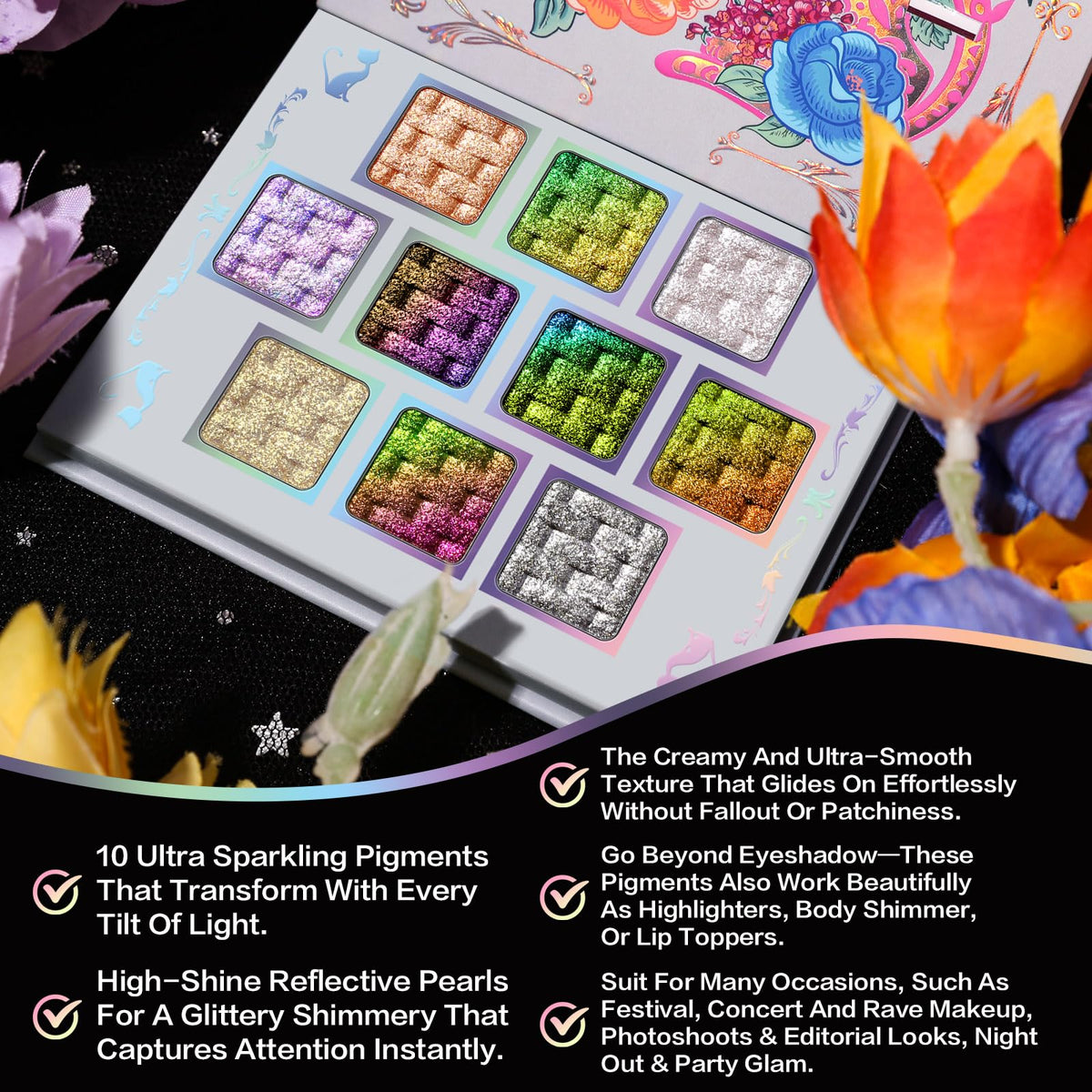 UCANBE Chameleon multichrome shifts color with light, perfect for dynamic day-to-night looks.