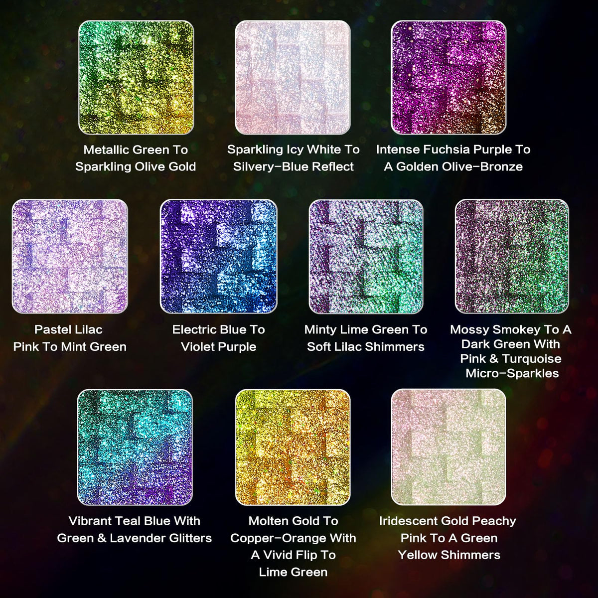 UCANBE Chameleon violet-pink shift adds bold holographic glow