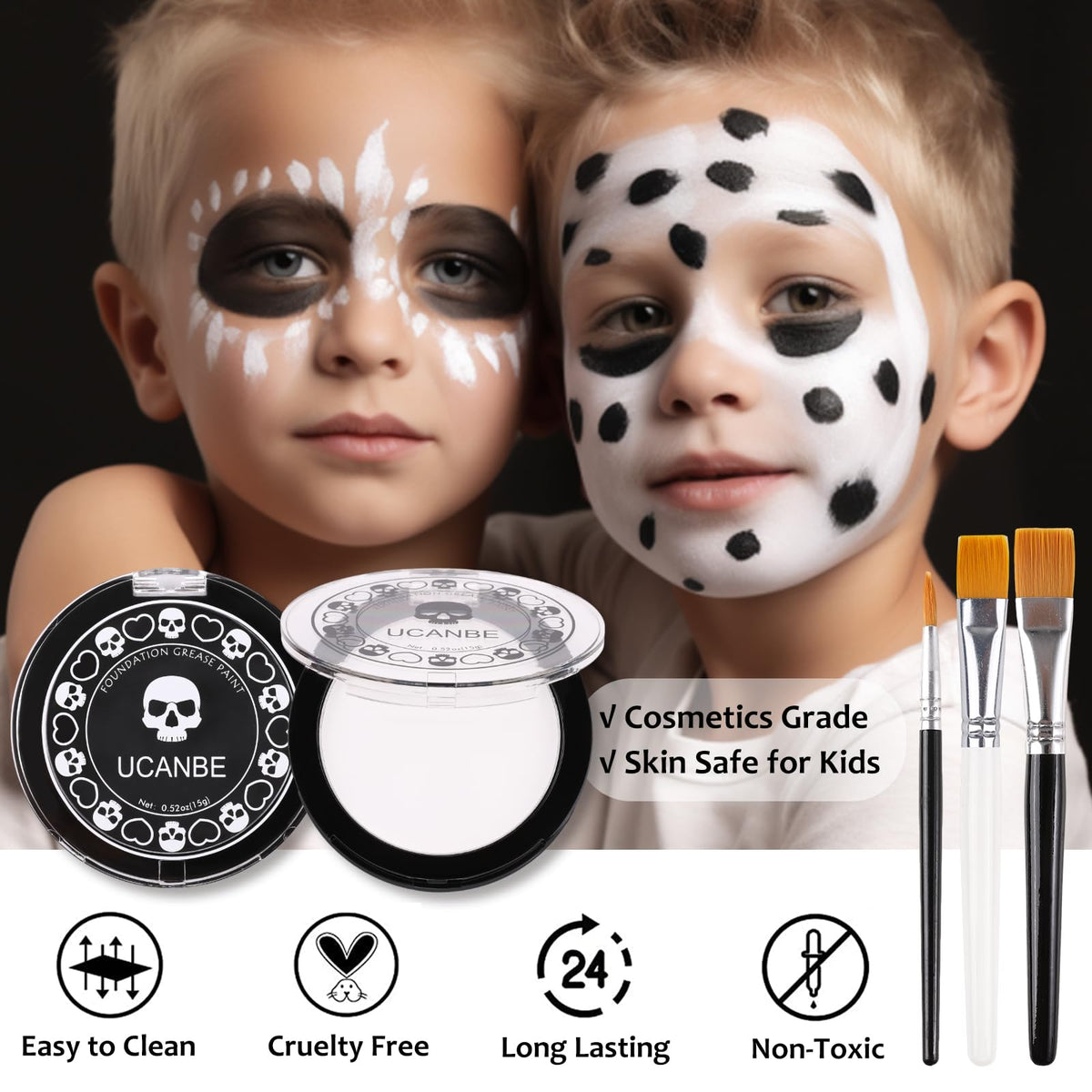UCANBE easy cleanup with soap or remover after use