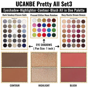 UCANBE 15-brush set enables precise blending and professional application