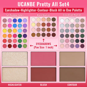 UCANBE 15-piece brush set included for precise blending and clean application