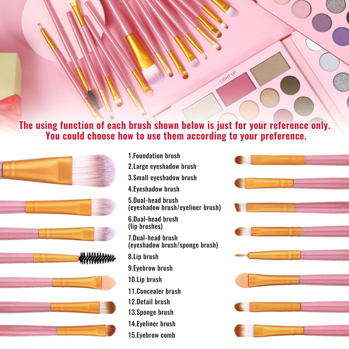 UCANBE palette supports easy blending for beginners and pros alike