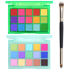 UCANBE Fruit Punch palette close-up showing vibrant pigments for bright summer looks
