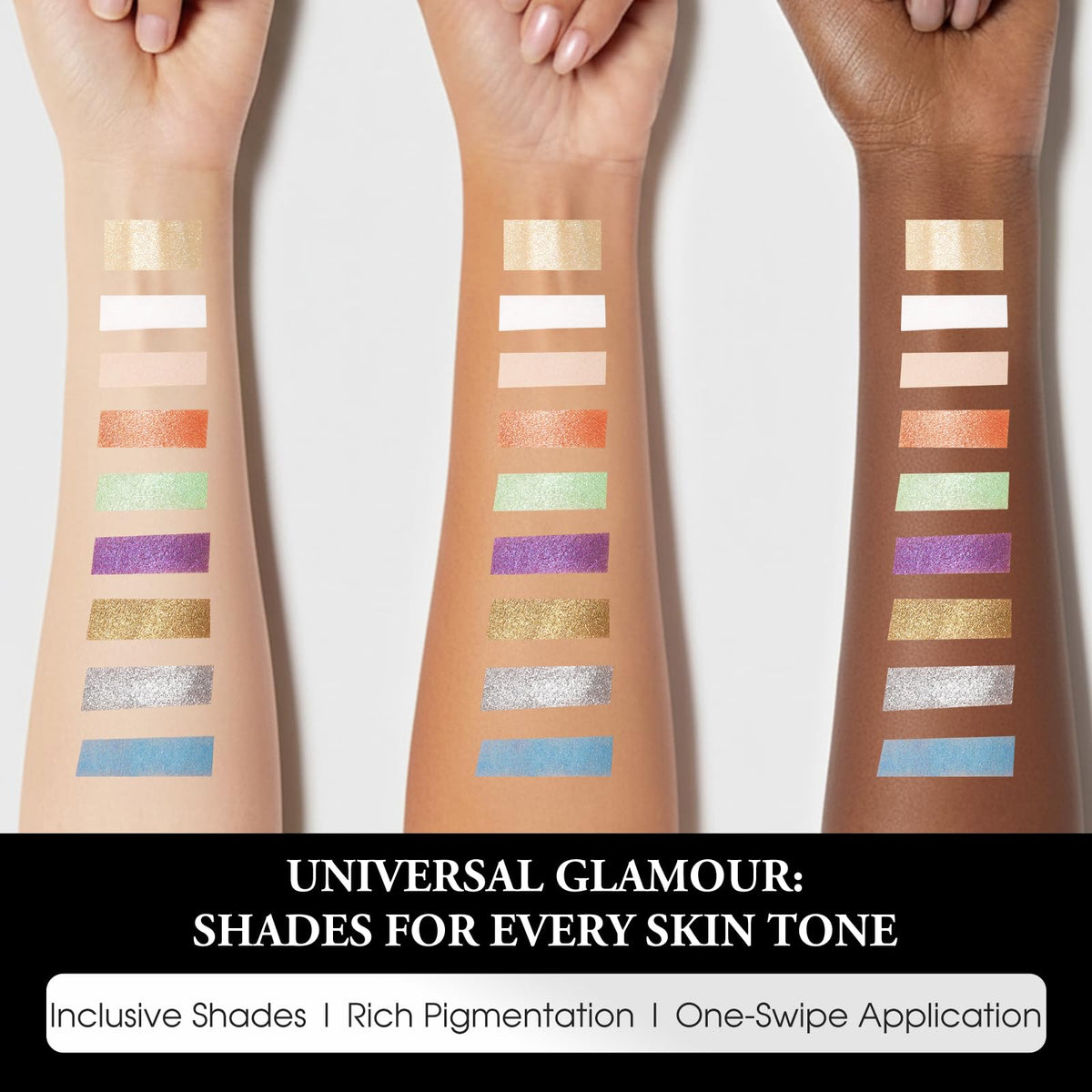 UCANBE Glam Party Makeup Look features versatile shades for bold evening looks