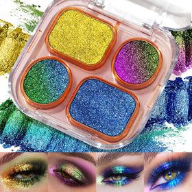 UCANBE Multichrome Chameleon palette swatches show color shifts for dynamic looks