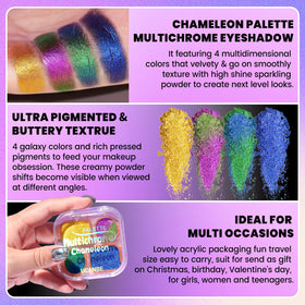 UCANBE Multichrome Chameleon packaging is travel-friendly and compact