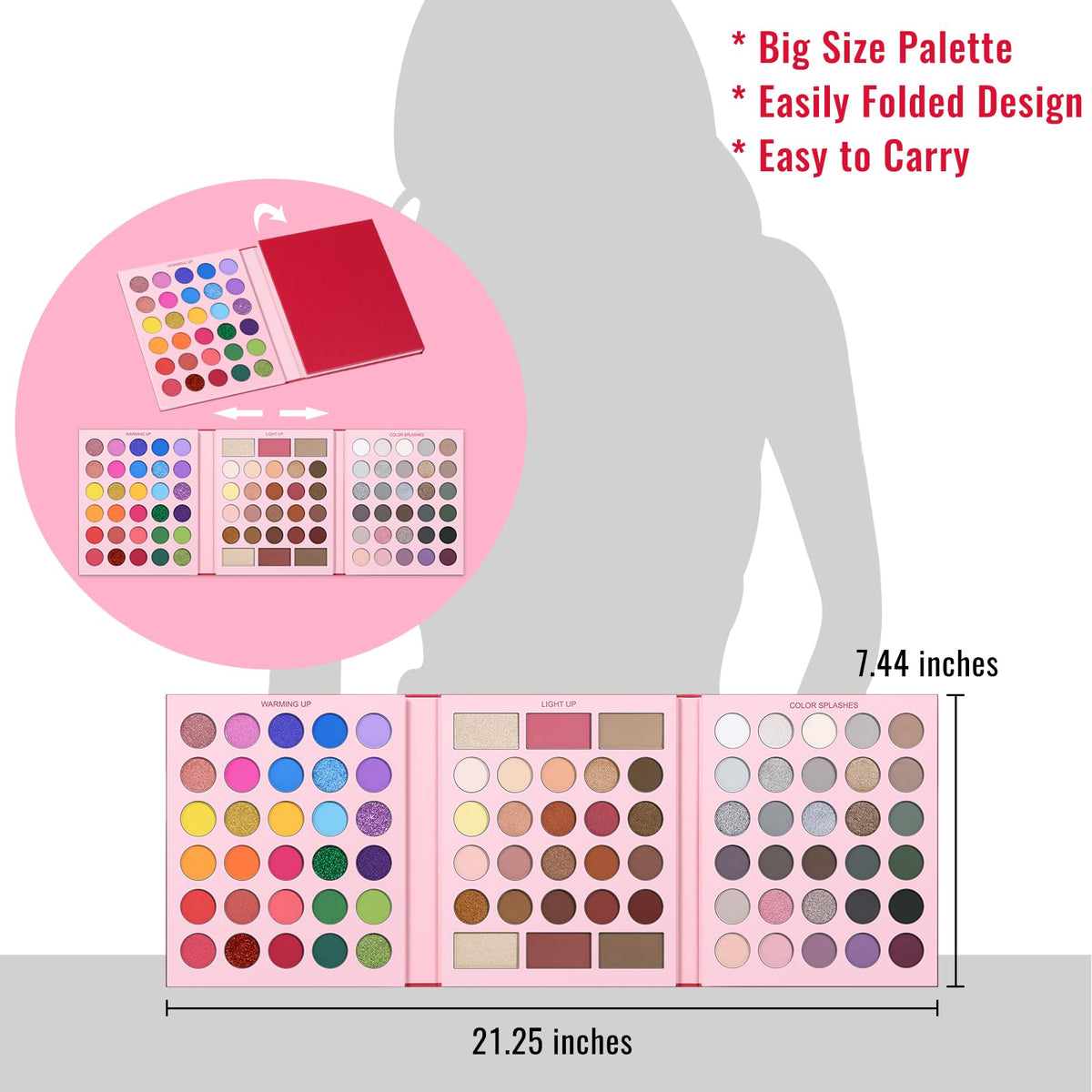 UCANBE Pretty All Set wedding and party makeup ideas from the palette.