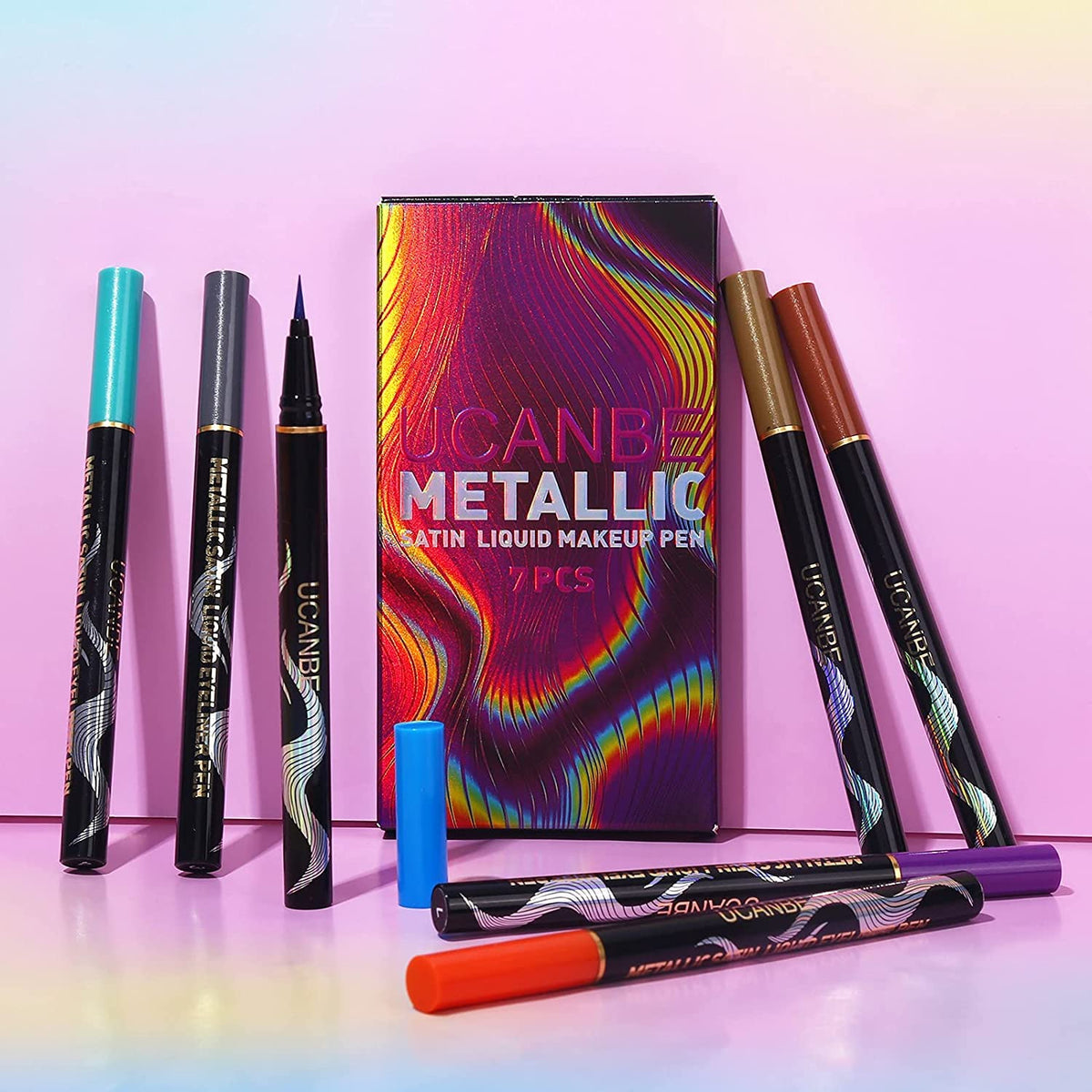 UCANBE purple shimmer eyeliner adds magical sparkle to any look.