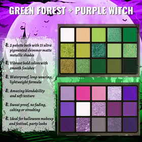 UCANBE Purple Witch palette swatches reveal rich purples for smoky drama