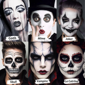 UCANBE makeup setup for stage, party, and Halloween looks
