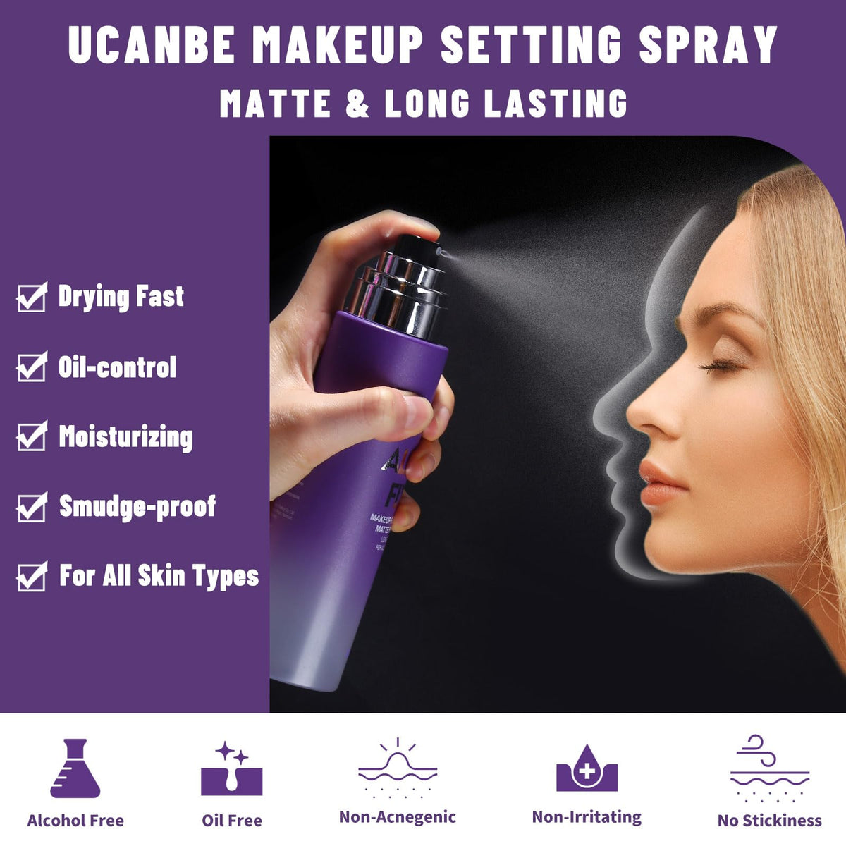 UCANBEMAKEUP translucent setting powder for neutral, blur finish