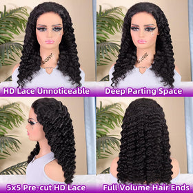 UCUVIC pre-plucked pre-cut wig saves time for busy mornings.