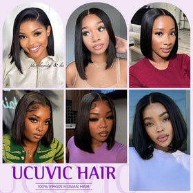 UCUVIC secure-fit 4-clip design keeps wig in place without glue