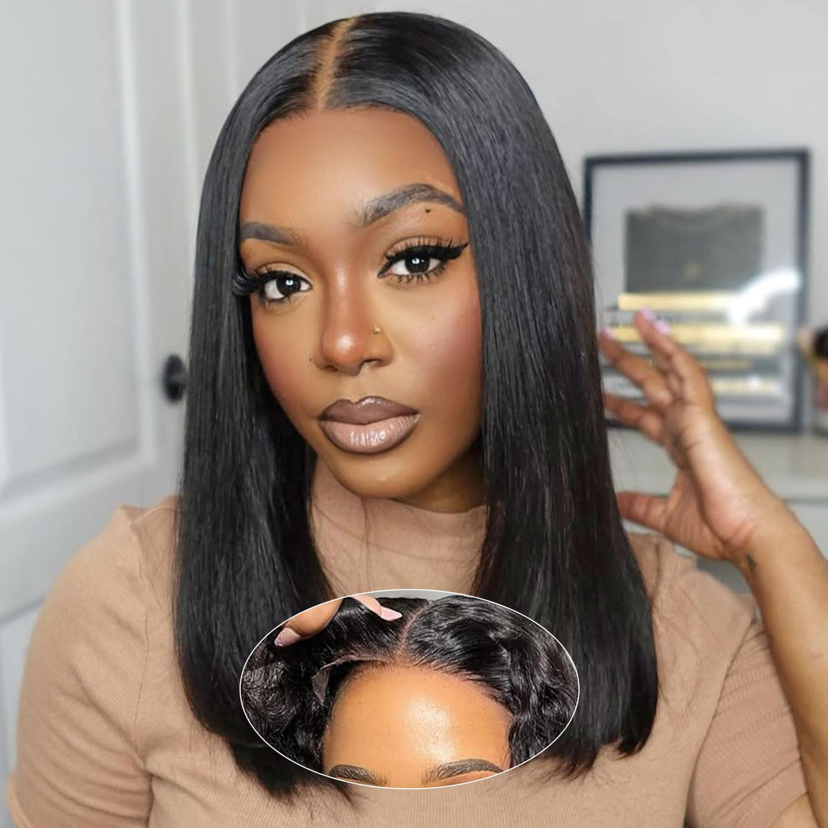 UCUVIC wear-and-go glueless wig with 5x5 lace closure for quick styling