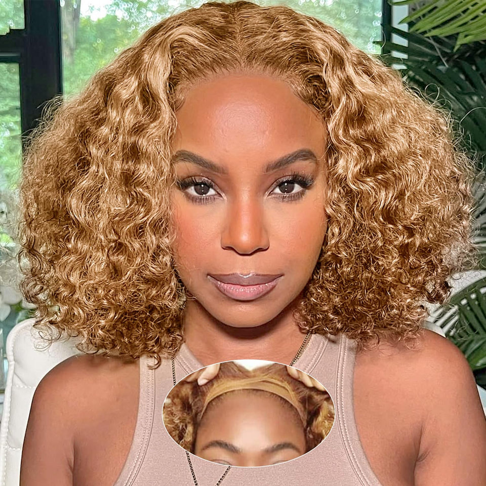 UCUVIC Wear And Go glueless wig with 5x5 lace closure for secure everyday wear.