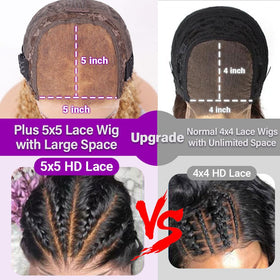 UCUVIC Wear And Go pre-plucked bob hairline for ready-to-wear realism.