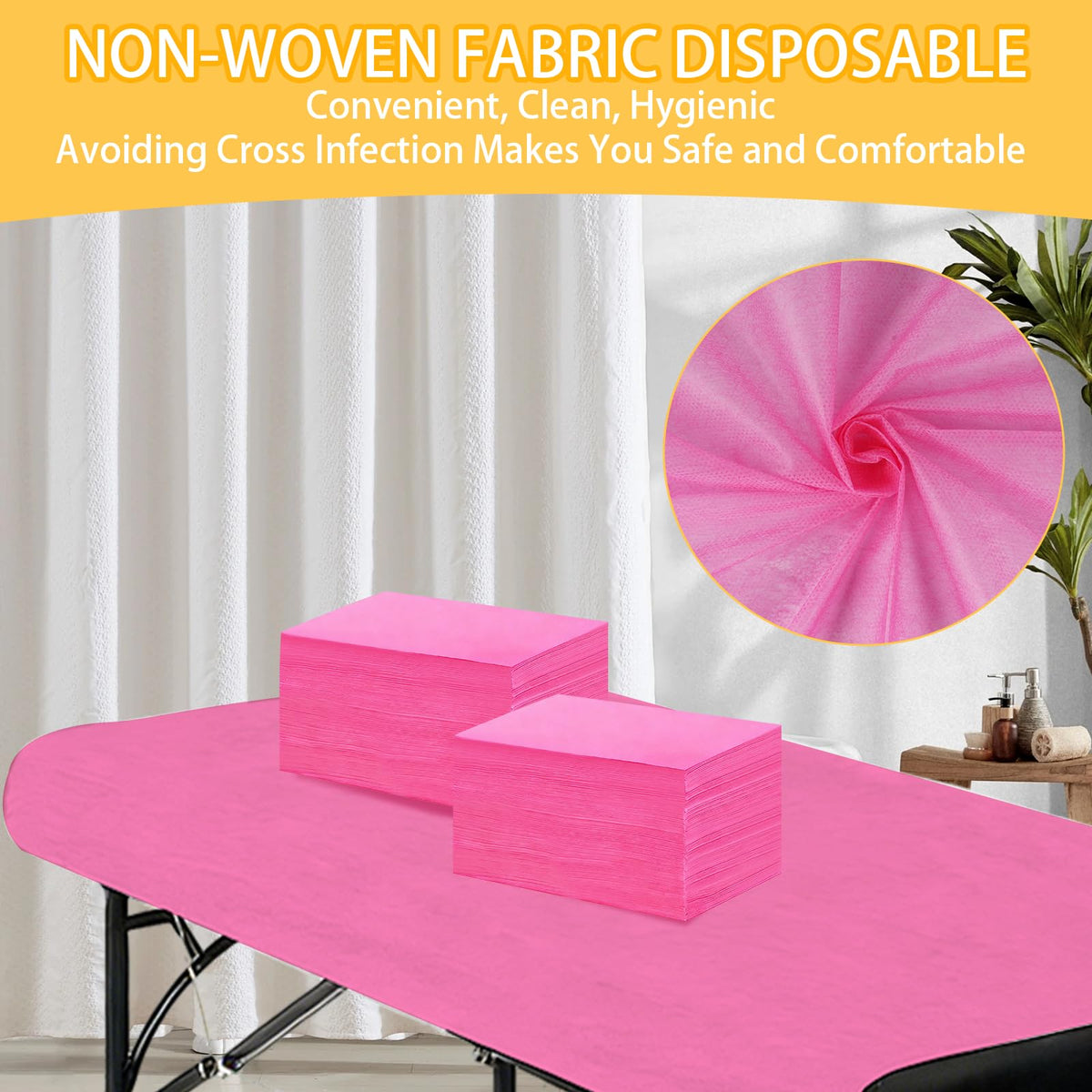 Udazzlo disposable massage table covers save time between clients