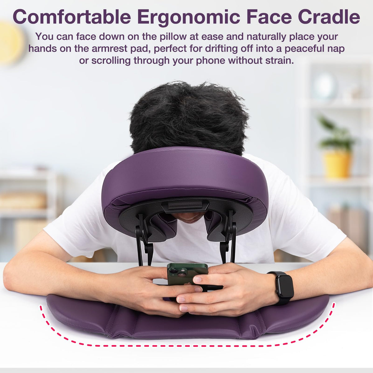 Udefineit Desk or bed setup showcases versatile placement for spa-like relief.