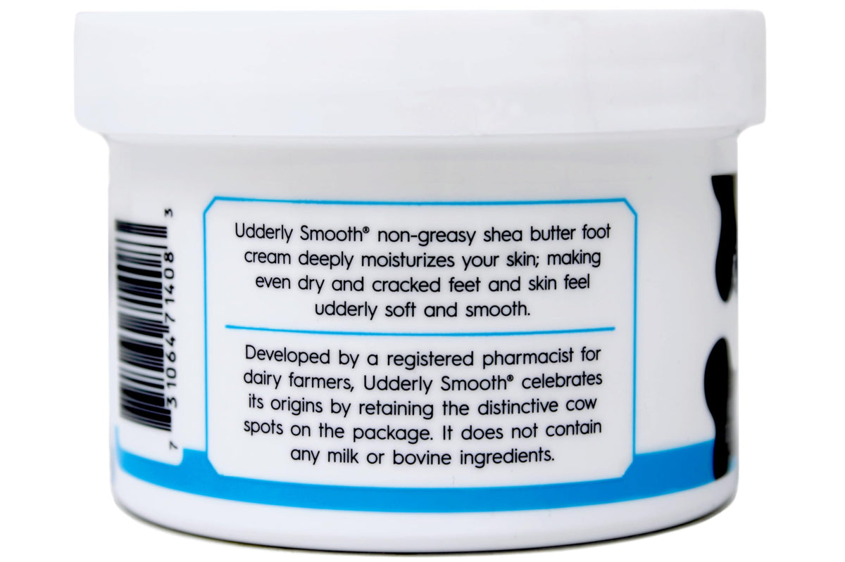 Udderly Smooth ingredients feature shea butter for lasting moisture